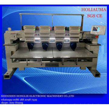 Four Head Industrial Computer Embroidery Machine for 3D Cap Garment Mulit Function Embroidery